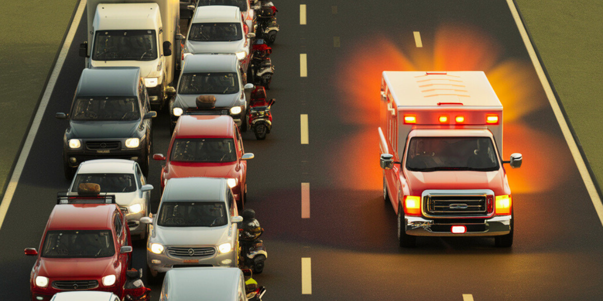 Dê passagem para ambulâncias e salve vidas